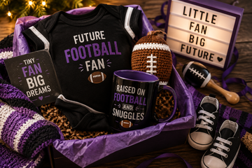 football themed newborn gifts
