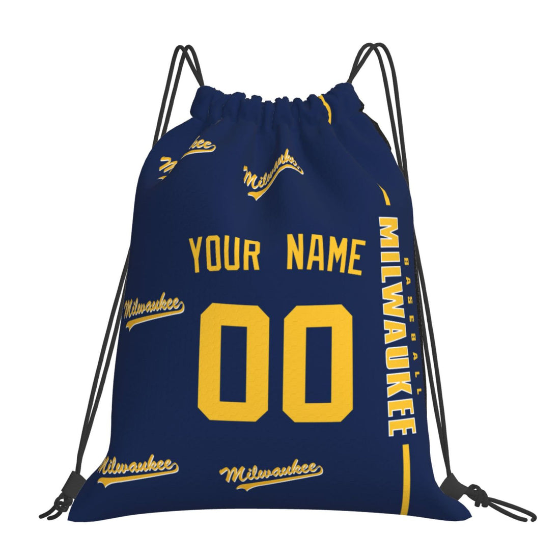 Personalized Milwaukee Baseball Sports Bag - Custom Team Duffel Travel Bag - Antking
