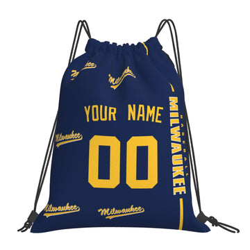 Personalized Milwaukee Baseball Sports Bag - Custom Team Duffel Travel Bag - Antking