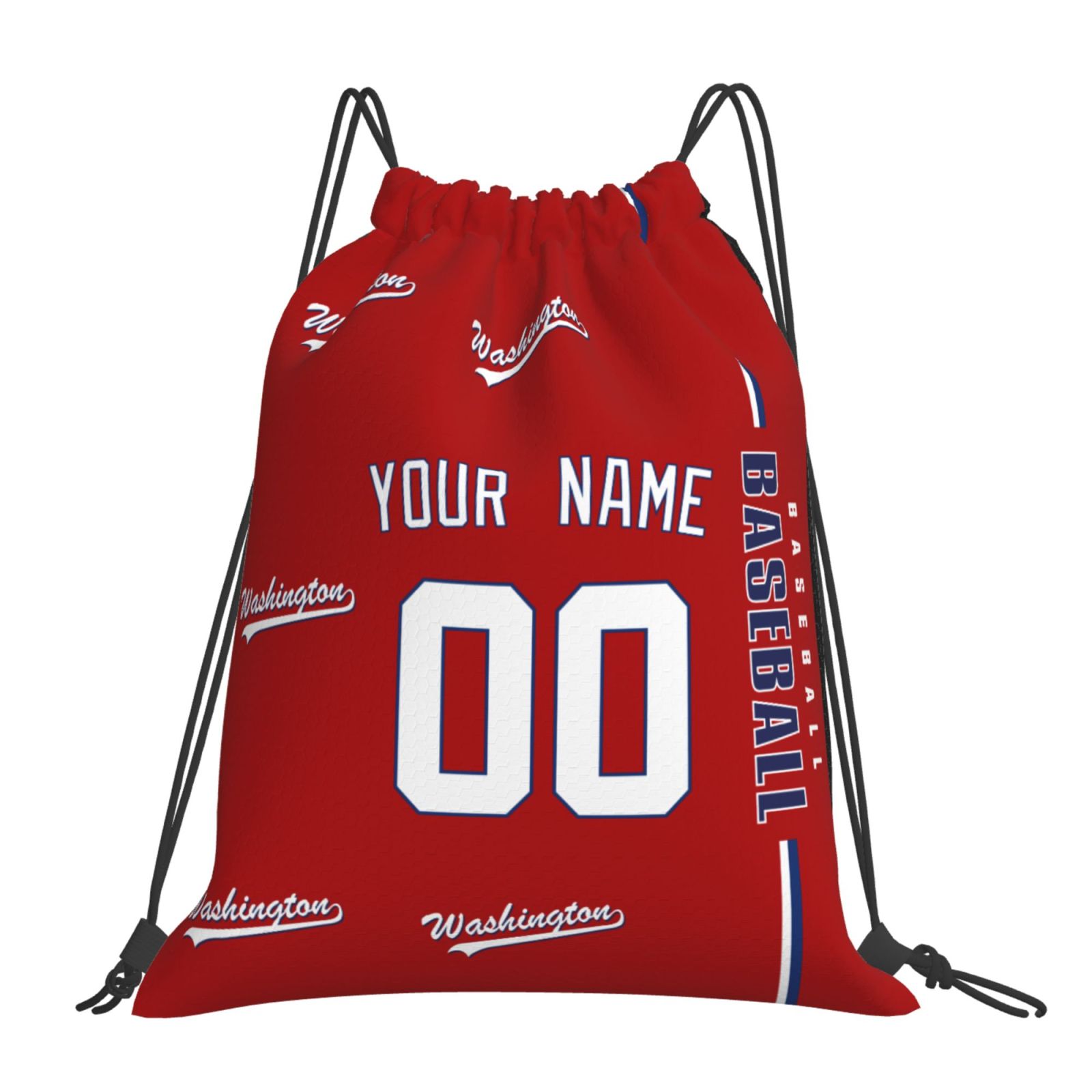 Personalized Washington Baseball Sports Bag - Custom Team Duffel Travel Bag - Antking