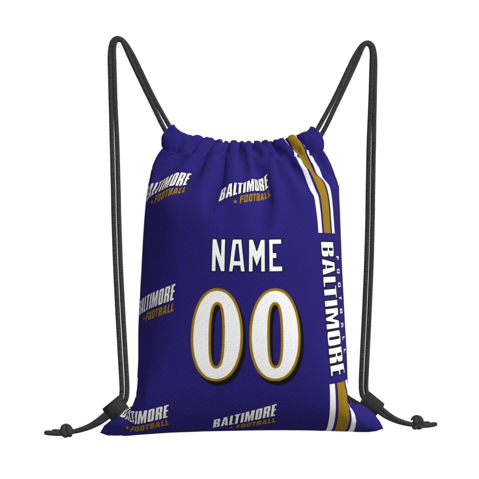 ANTKING Baltimore Drawstring Bags Custom any Name and Number Backpack for Men Youth Boy Gifts ANTKING