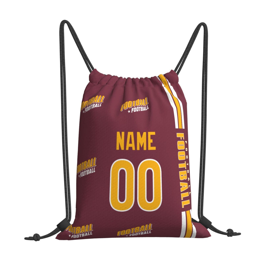 Personalized Washington Football Sports Bag - Custom Athletic Gym Duffel for Fans - Antking
