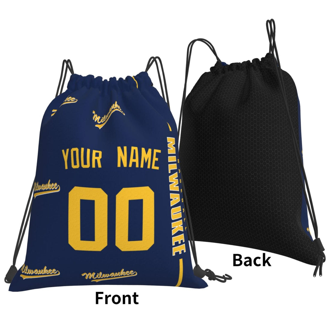 Personalized Milwaukee Baseball Sports Bag - Custom Team Duffel Travel Bag - Antking