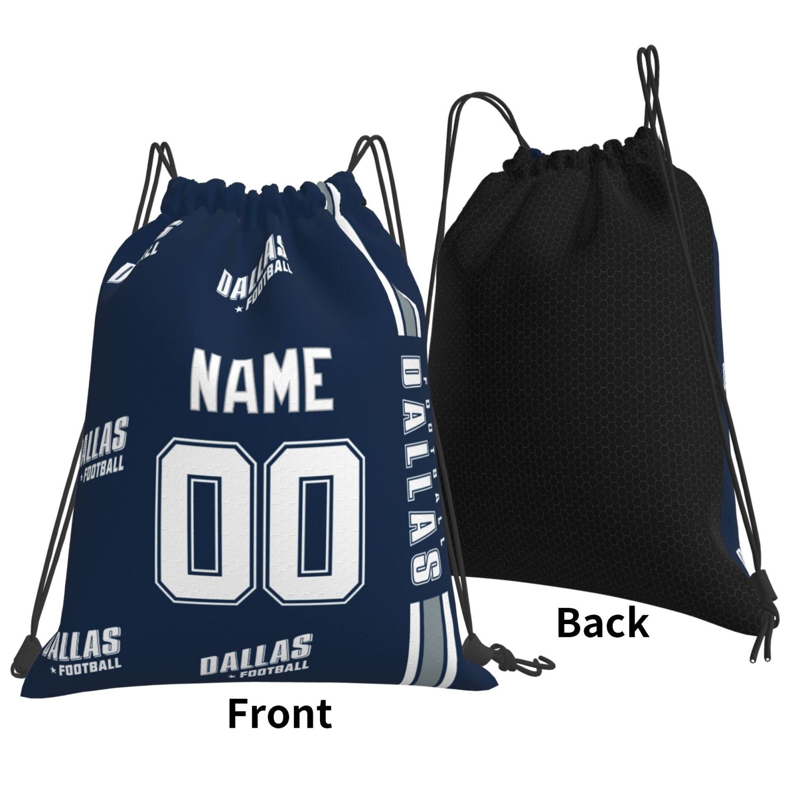 ANTKING Dallas Drawstring Bags Custom any Name and Number Backpack for Men Youth Boy Gifts ANTKING