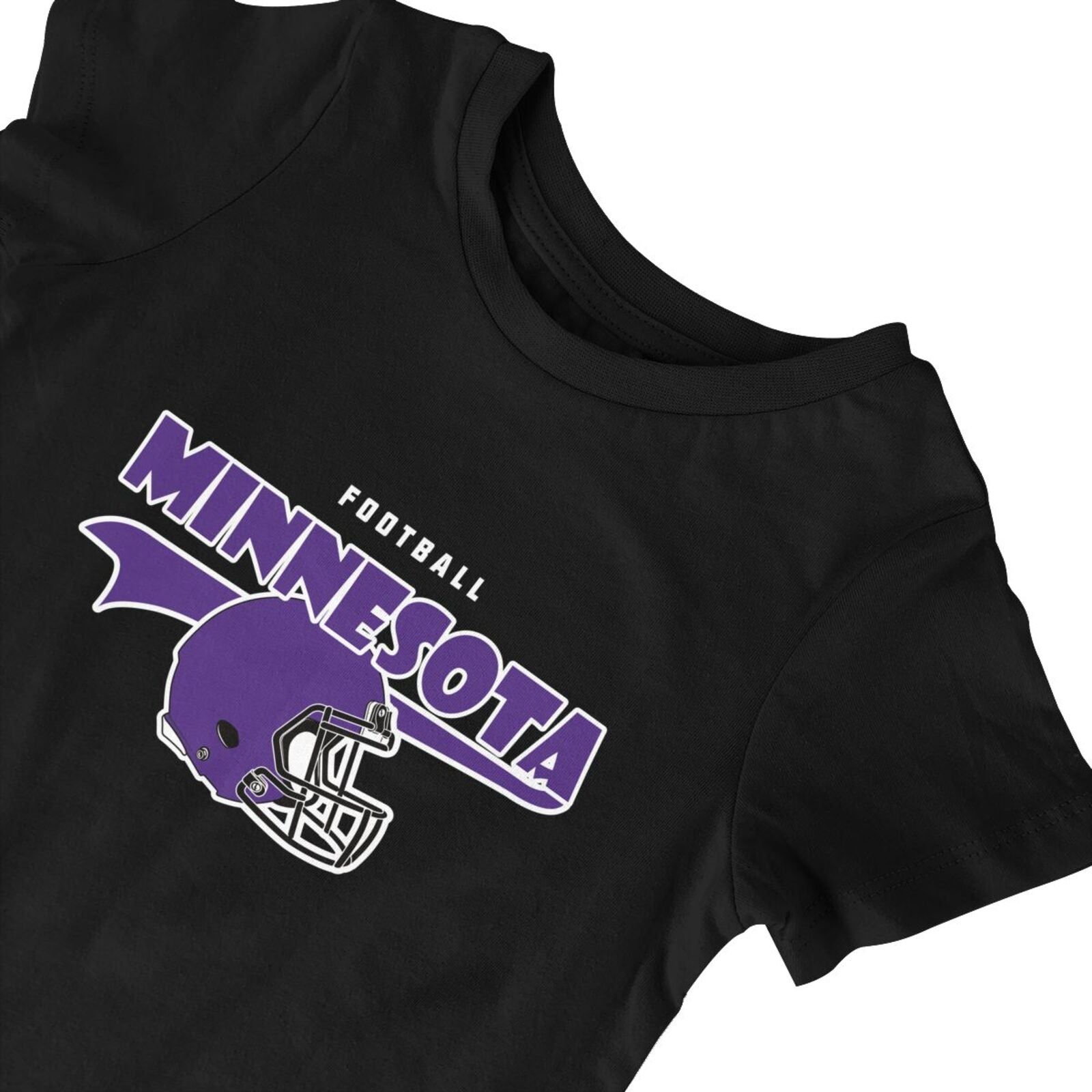 Personalized Minnesota Baby Football Bodysuit - Custom Name & Number - Antking ANTKING