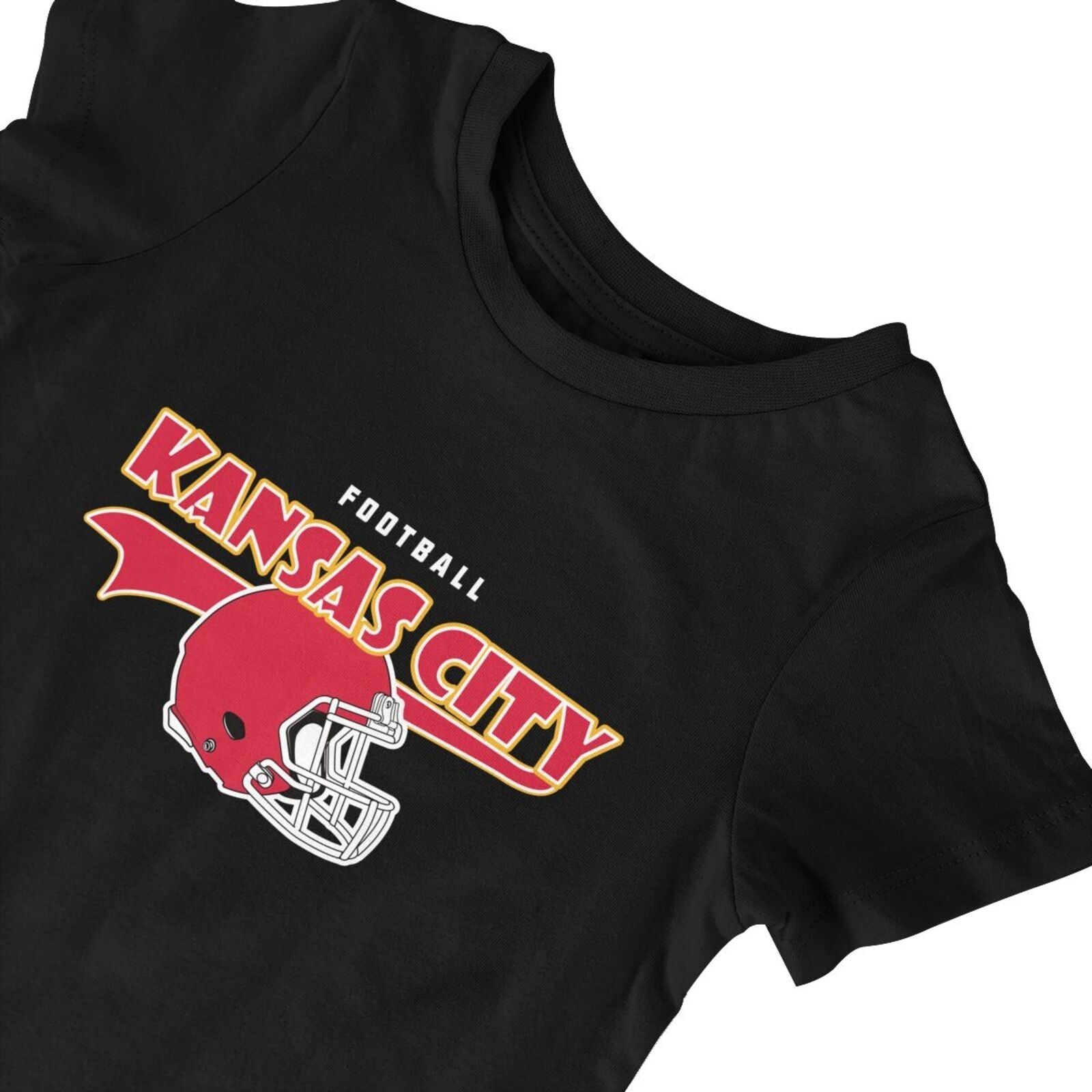 Personalized Kansas Baby Football Bodysuit - Custom Name & Number - Antking ANTKING