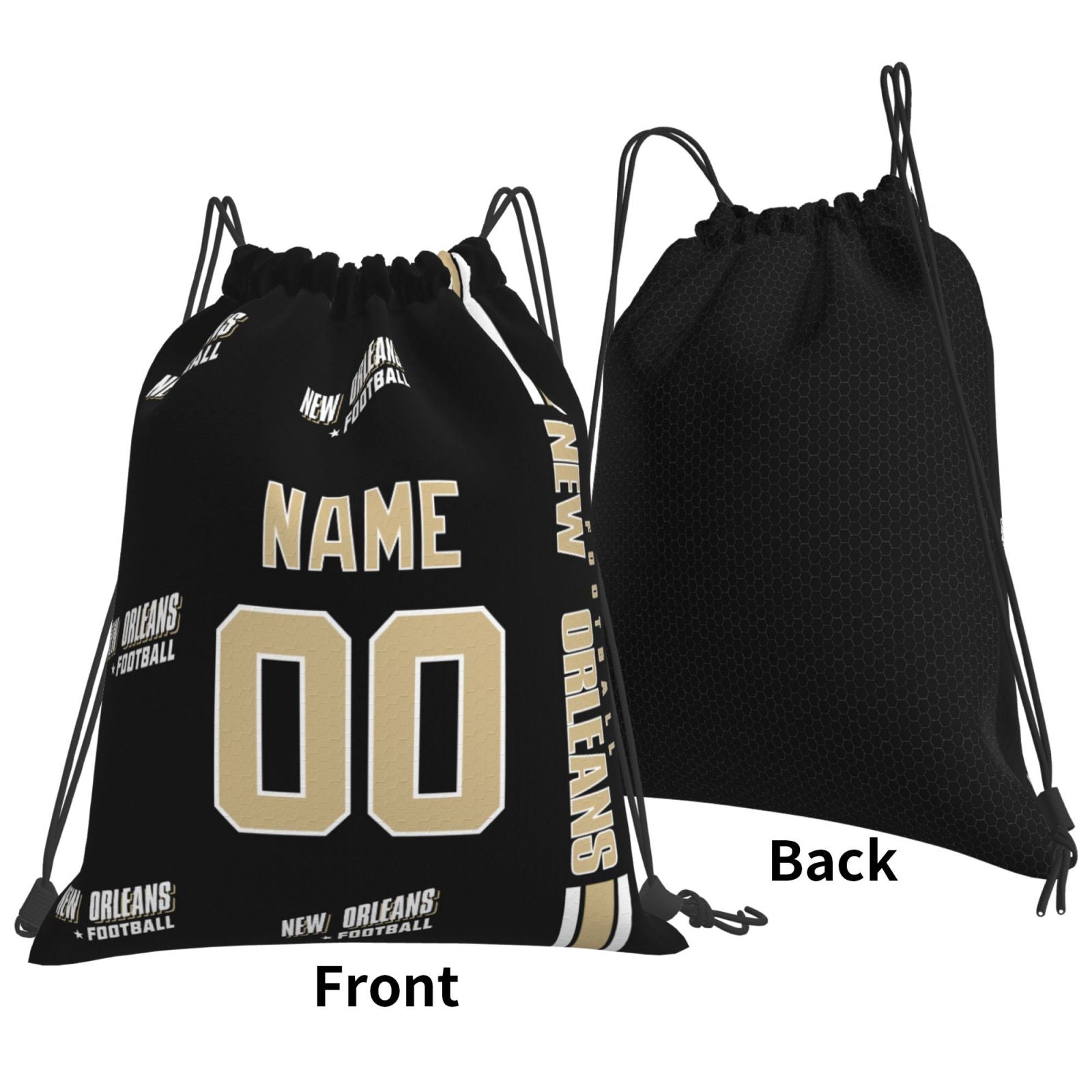 ANTKING New Orleans Drawstring Bags Custom any Name and Number Backpack for Men Youth Boy Gifts ANTKING