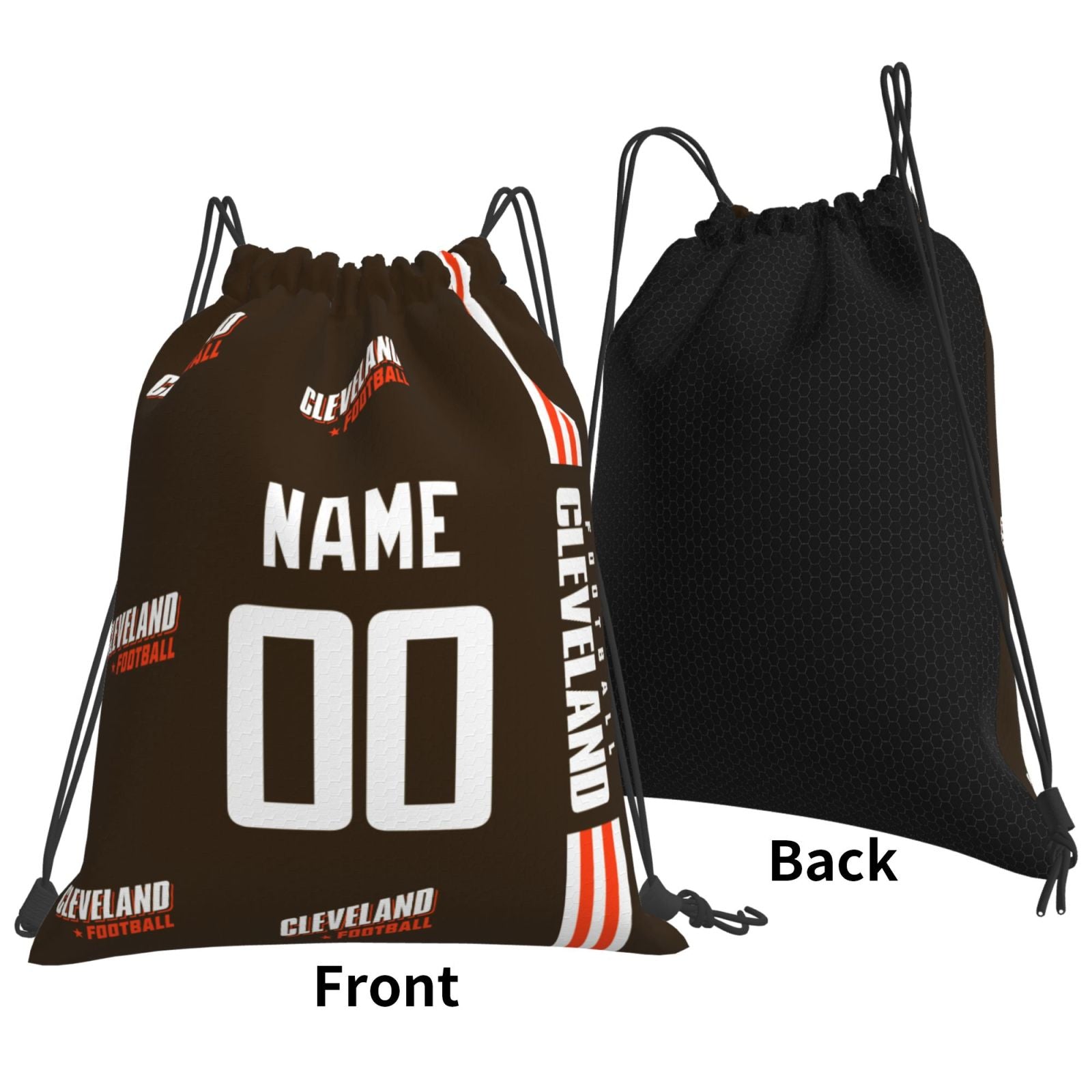 ANTKING Cleveland Drawstring Bags Custom any Name and Number Backpack for Men Youth Boy Gifts ANTKING