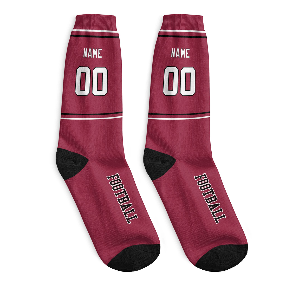 ANTKING Arizona Socks 2 Pairs Custom any Name and Number for Men Women Gift