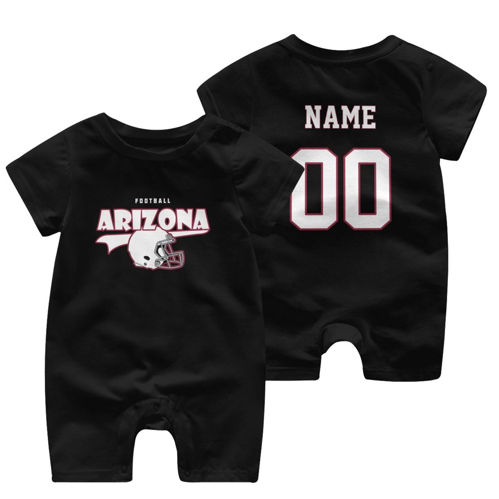 Personalized [Arizona] Baby Onesie - Custom Football Fan Infant Bodysuit - Antking
