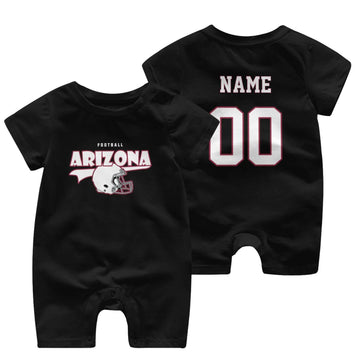 Personalized [Arizona] Baby Onesie - Custom Football Fan Infant Bodysuit - Antking
