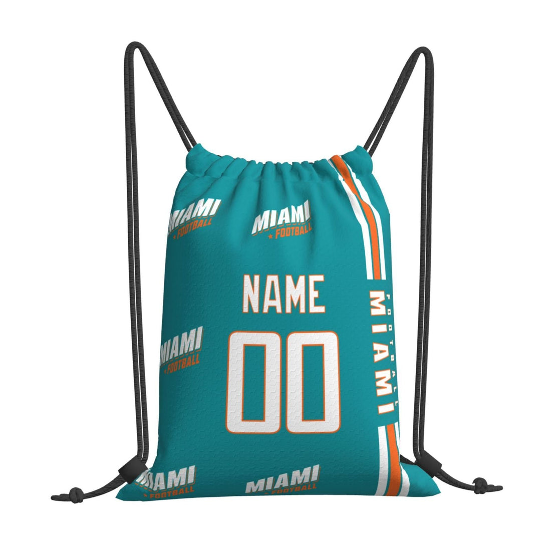 Personalized Miami Football Sports Bag - Custom Athletic Gym Duffel for Fans - Antking