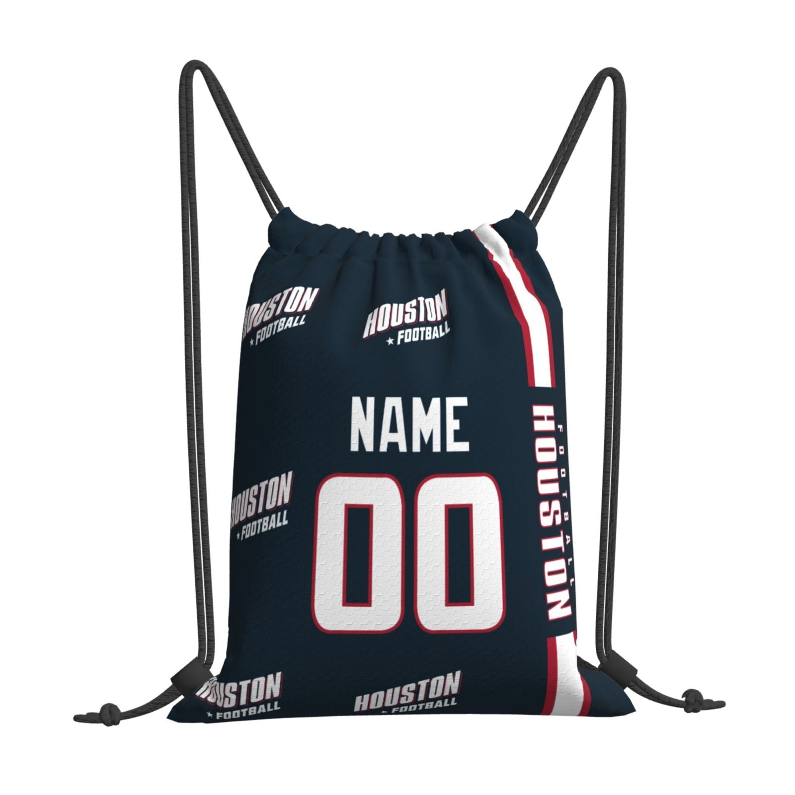 ANTKING Houston Drawstring Bags Custom any Name and Number Backpack for Men Youth Boy Gifts ANTKING