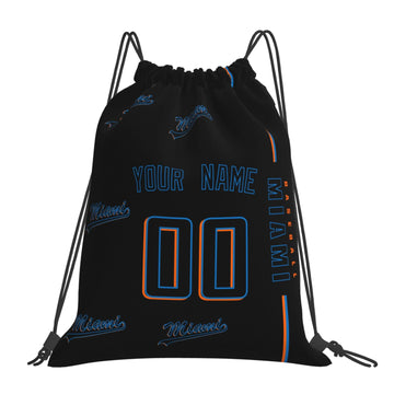 Personalized Miami Baseball Sports Bag - Custom Team Duffel Travel Bag - Antking
