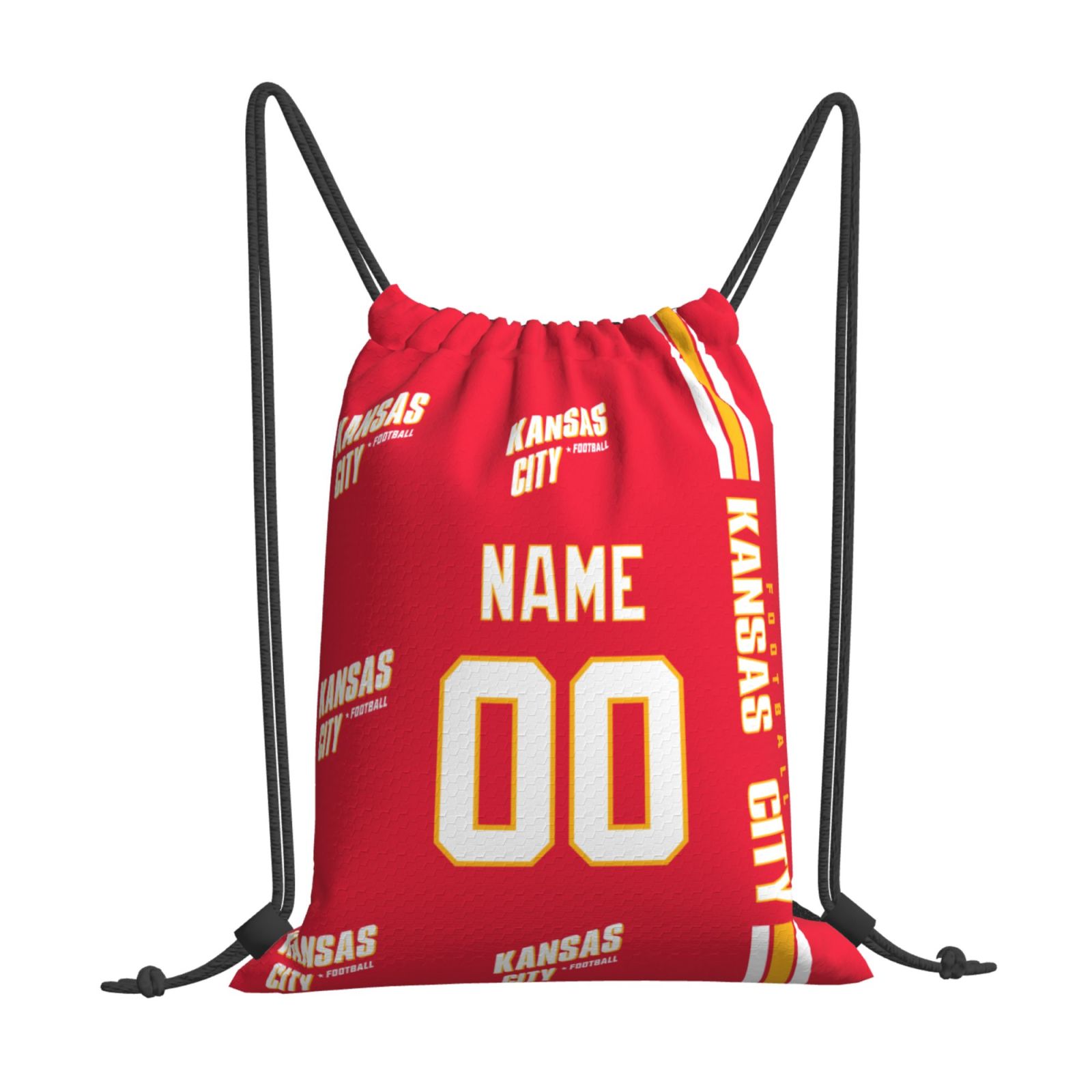 ANTKING Kansas Backpack Drawstring Bags Custom any Name and Number for Men Youth Boy Gifts ANTKING