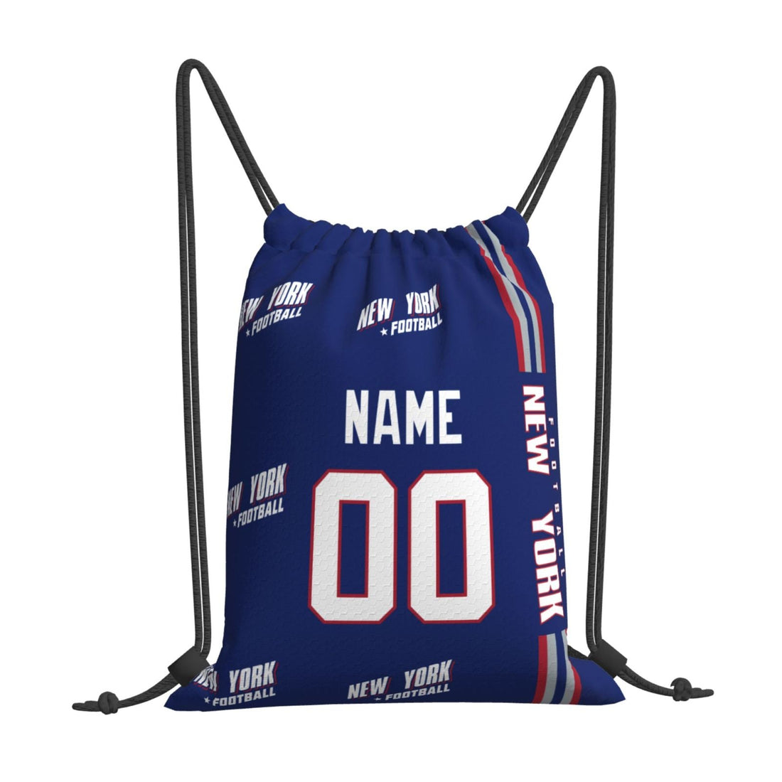 Personalized New York Football Sports Bag - Custom Athletic Gym Duffel for Fans - Antking