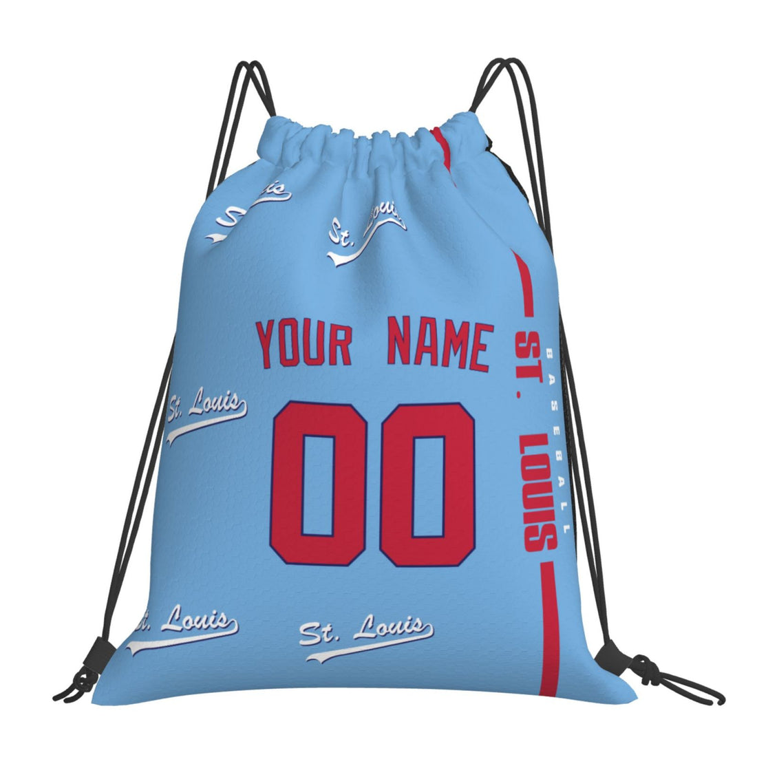 Personalized St. Louis Baseball Sports Bag - Custom Team Duffel Travel Bag - Antking