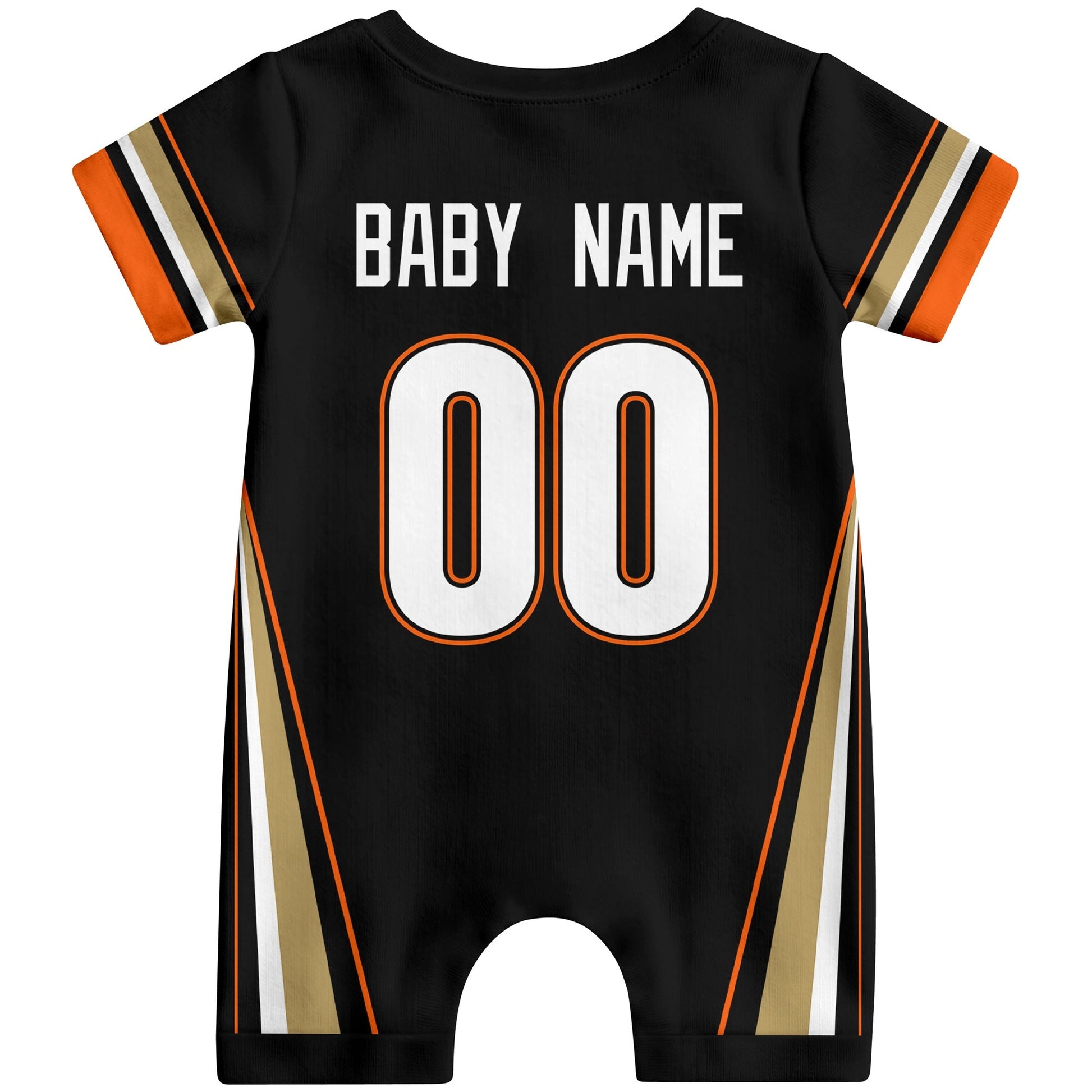 Personalized Anaheim Hockey Baby Bodysuit - Custom Name & Number ANTKING