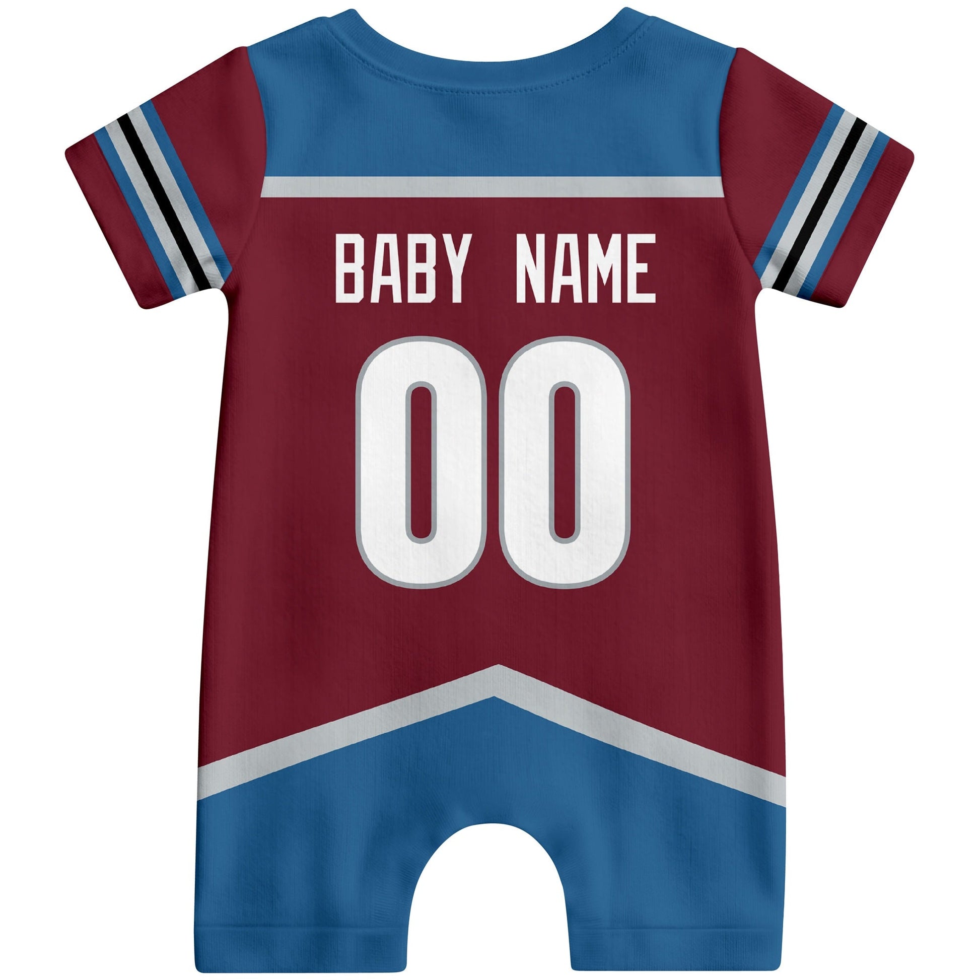 Personalized Colorado Hockey Baby Bodysuit - Custom Name & Number ANTKING
