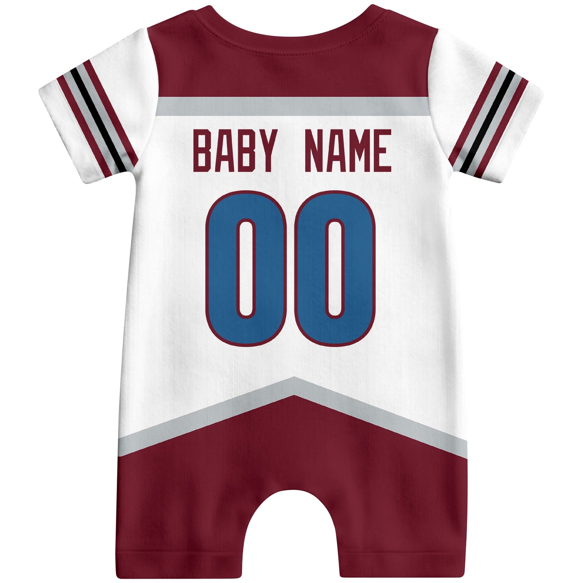 Personalized Colorado Hockey Baby Bodysuit - Custom Name & Number ANTKING