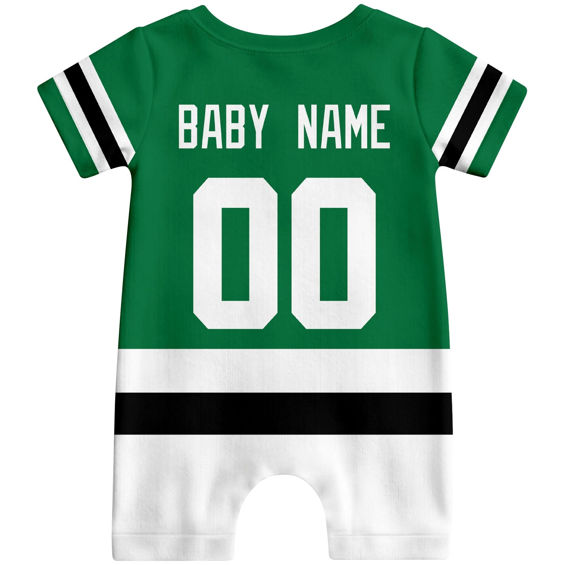 Personalized Dallas Hockey Baby Bodysuit - Custom Name & Number ANTKING