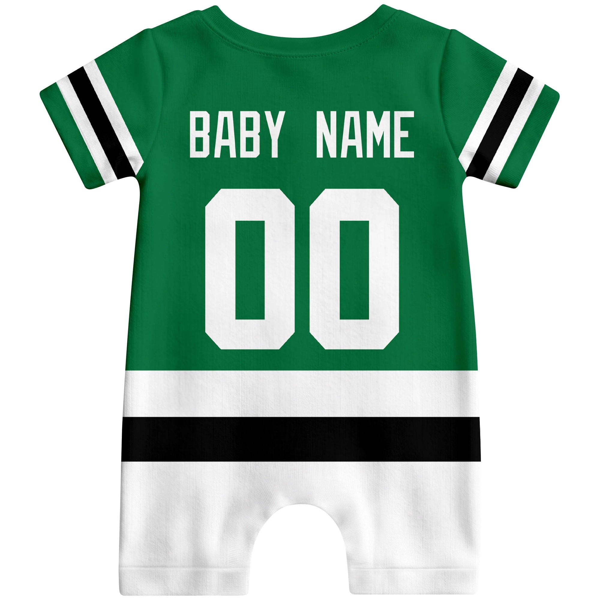 Personalized Dallas Hockey Baby Bodysuit - Custom Name & Number ANTKING