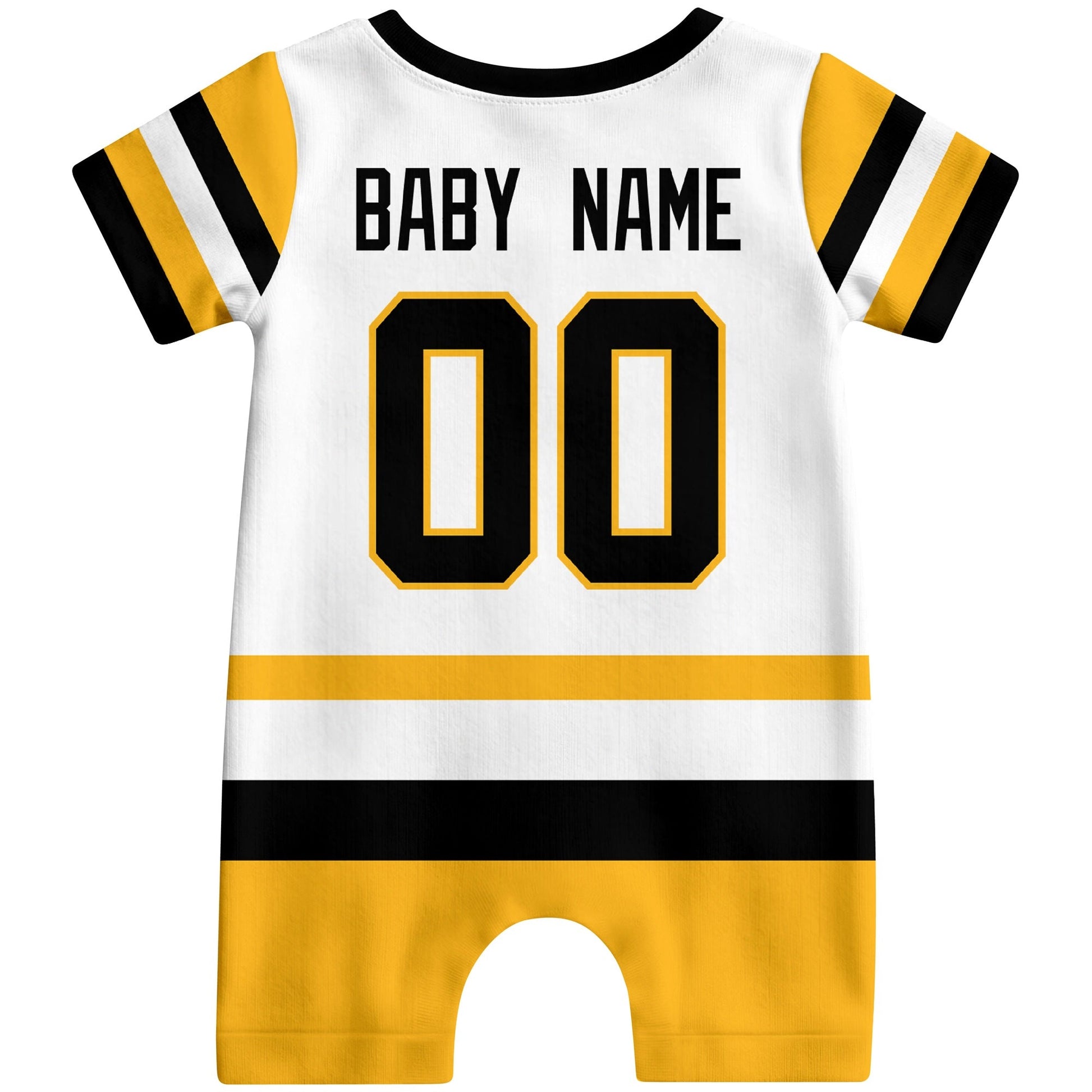 Personalized Pittsburgh Hockey Baby Bodysuit - Custom Name & Number ANTKING