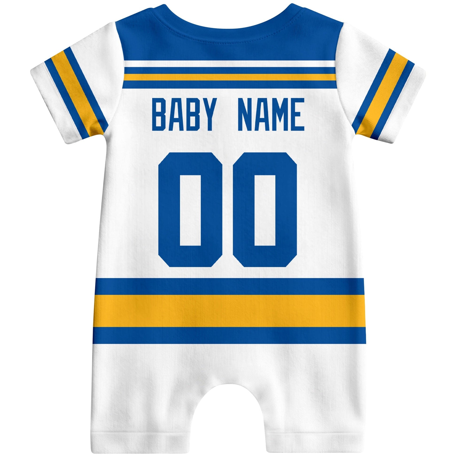 Personalized St. Louis Hockey Baby Bodysuit - Custom Name & Number ANTKING