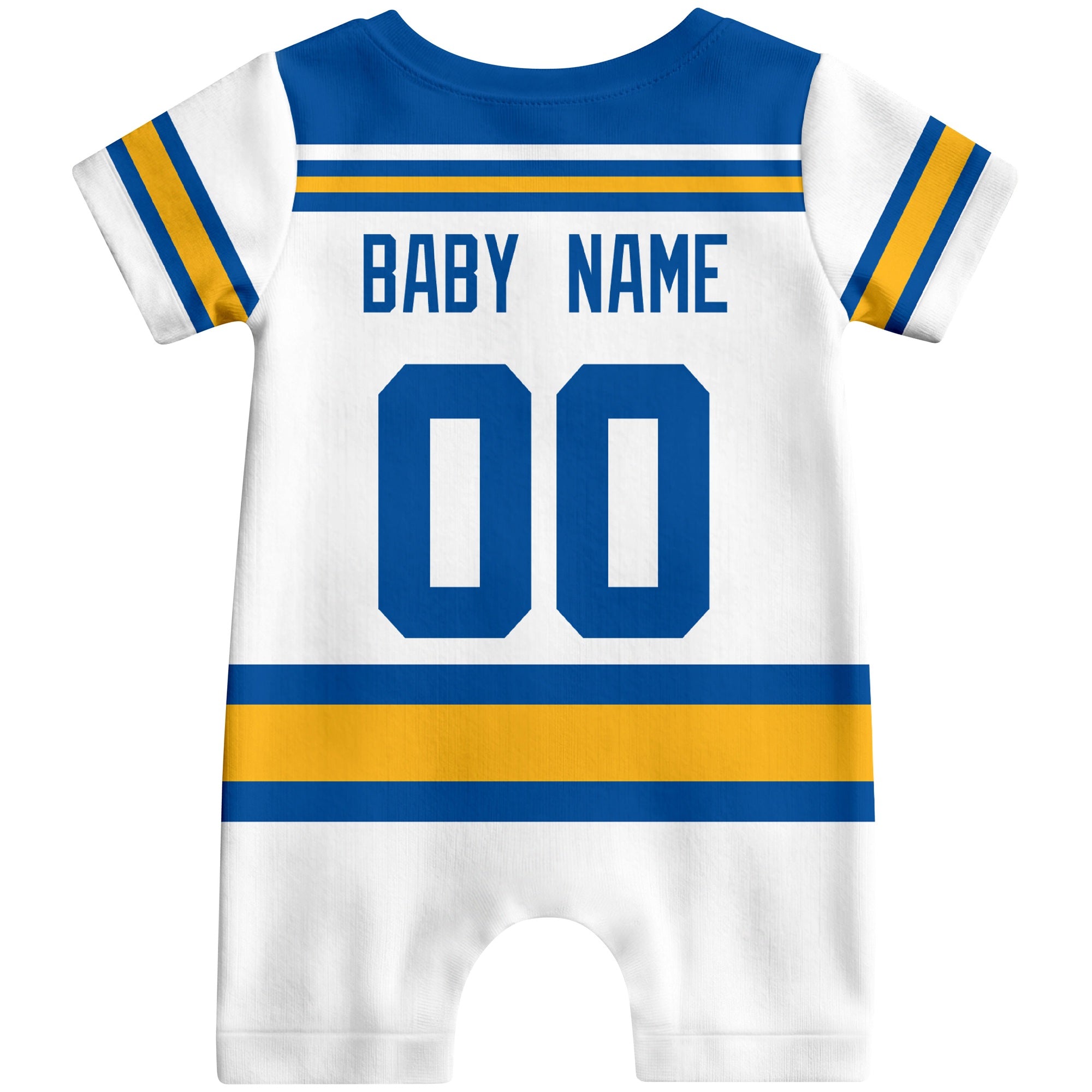 Personalized St. Louis Hockey Baby Bodysuit - Custom Name & Number ANTKING