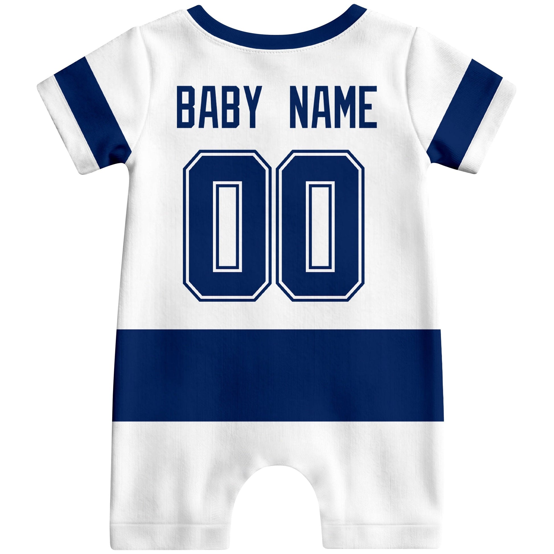 Personalized Tampa Bay Hockey Baby Bodysuit - Custom Name & Number ANTKING