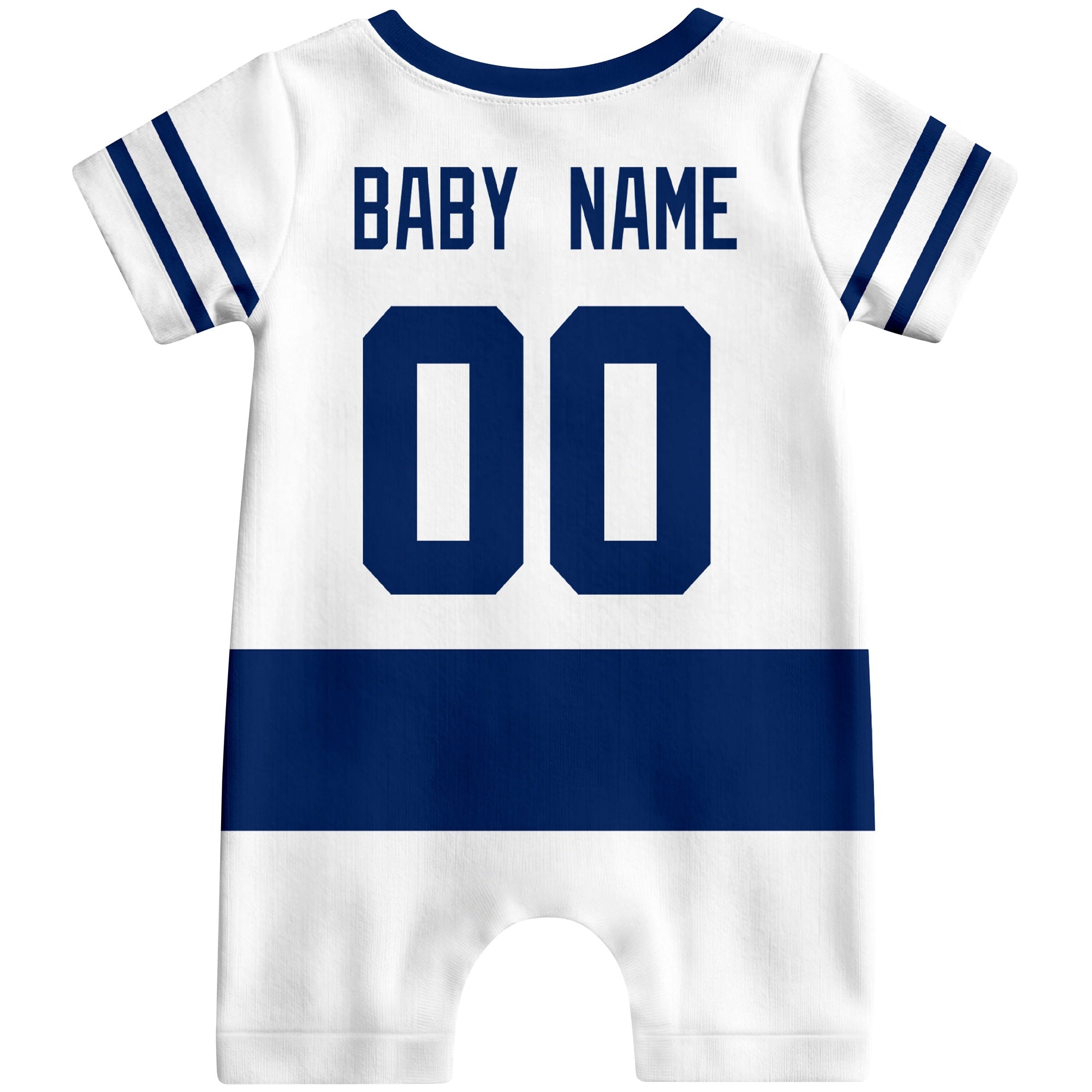 Personalized Toronto Hockey Baby Bodysuit - Custom Name & Number ANTKING
