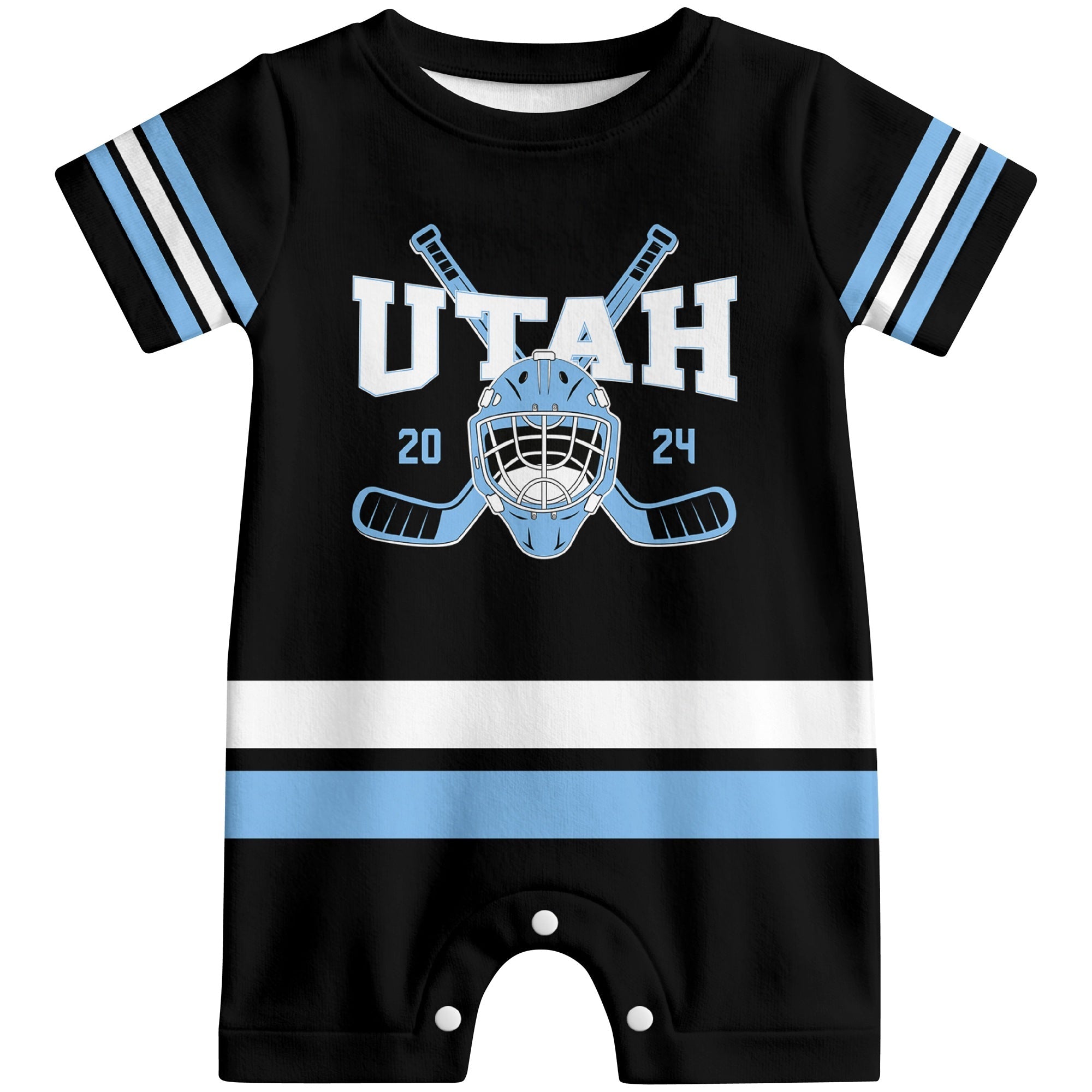Personalized Utah Hockey Baby Bodysuit - Custom Name & Number ANTKING