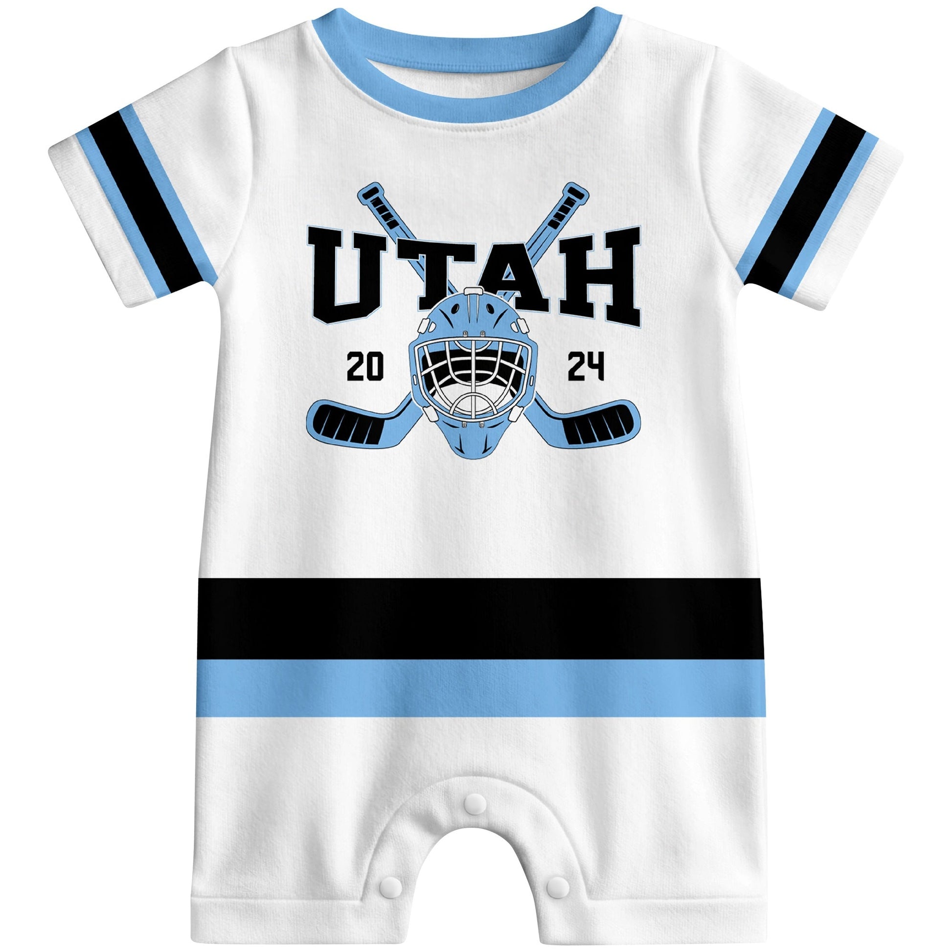 Personalized Utah Hockey Baby Bodysuit - Custom Name & Number ANTKING