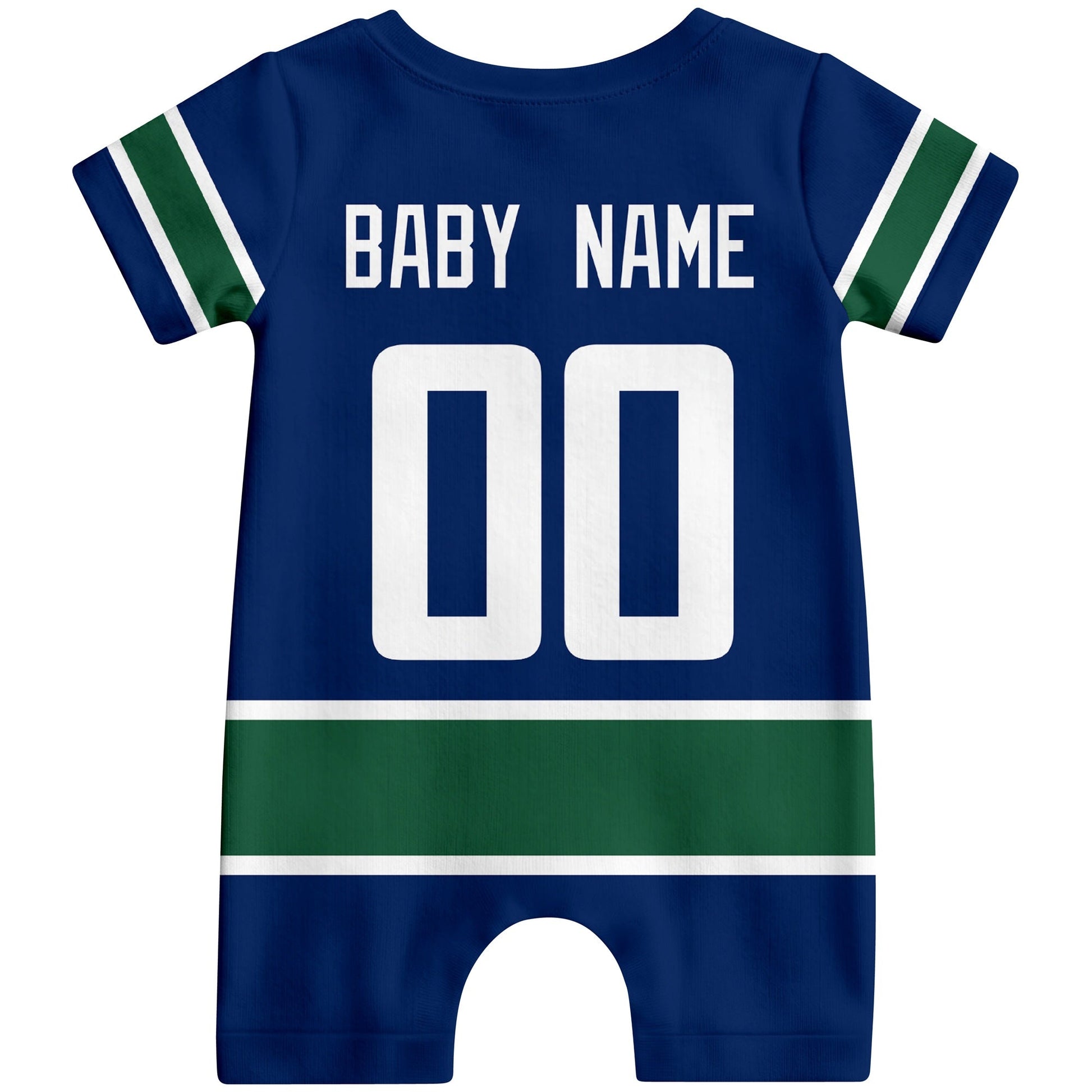 Personalized Vancouver Hockey Baby Bodysuit - Custom Name & Number ANTKING