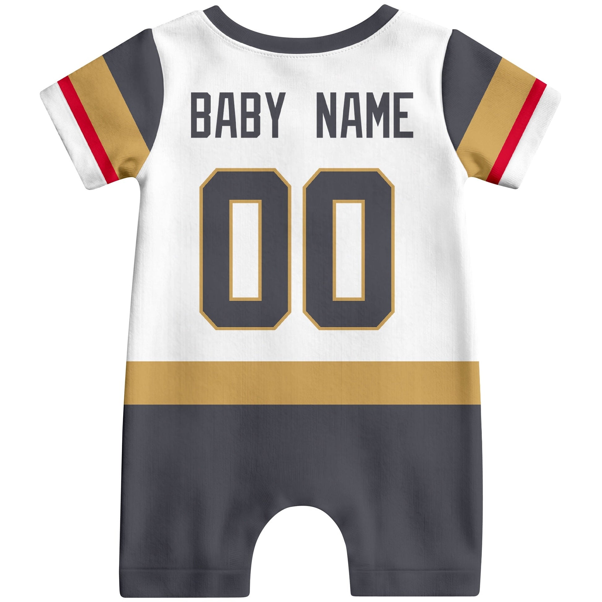 Personalized Vegas Hockey Baby Bodysuit - Custom Name & Number ANTKING