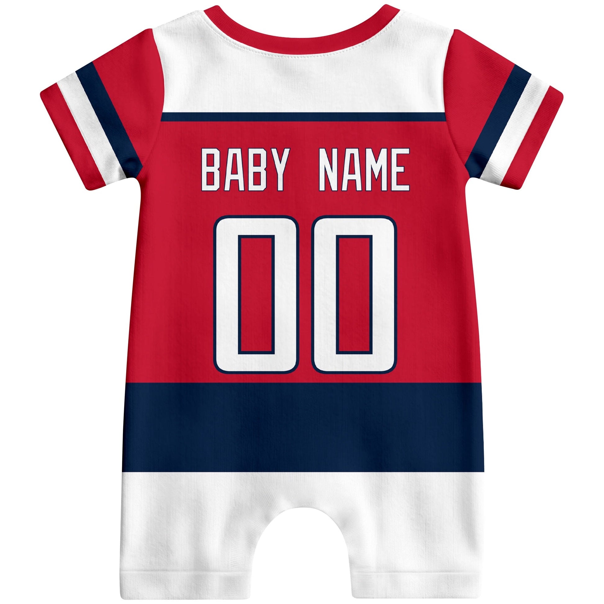 Personalized Washington Hockey Baby Bodysuit - Custom Name & Number ANTKING