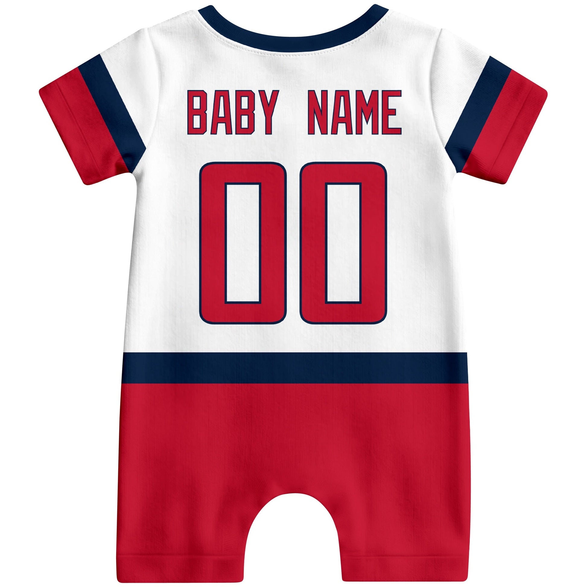 Personalized Washington Hockey Baby Bodysuit - Custom Name & Number ANTKING