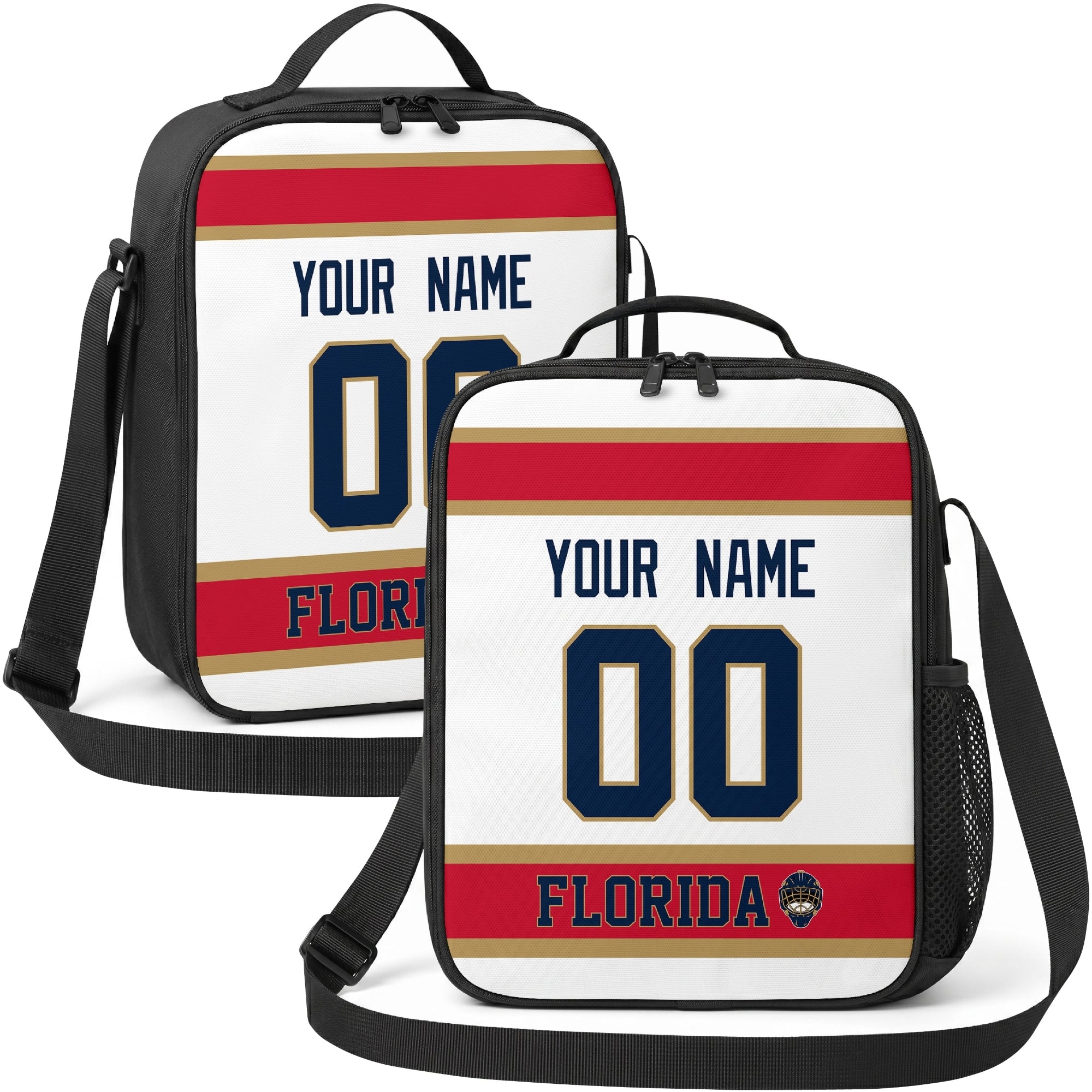 Florida hockey shoulder bag display in White city-color style