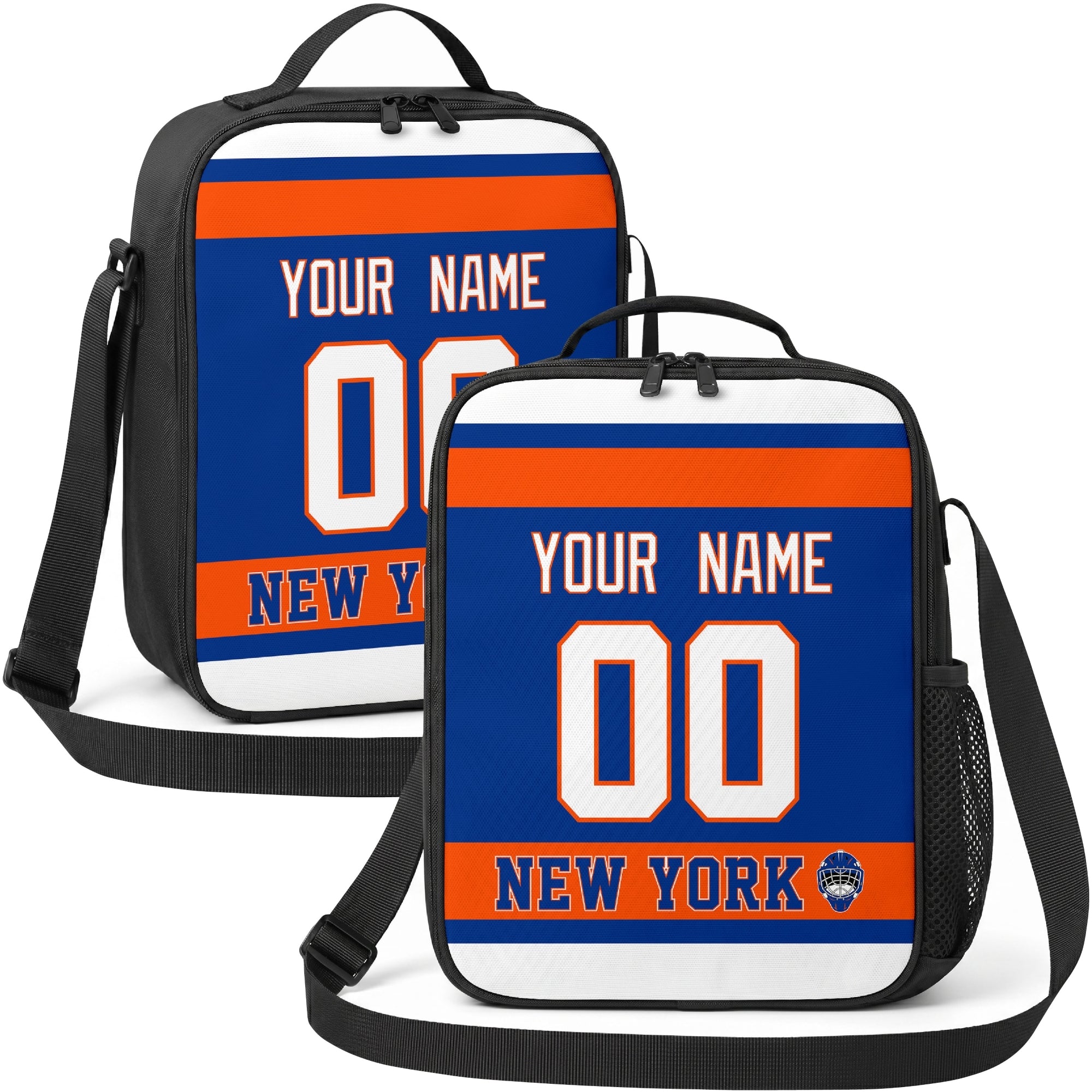 New York hockey shoulder bag display in Royal city-color style
