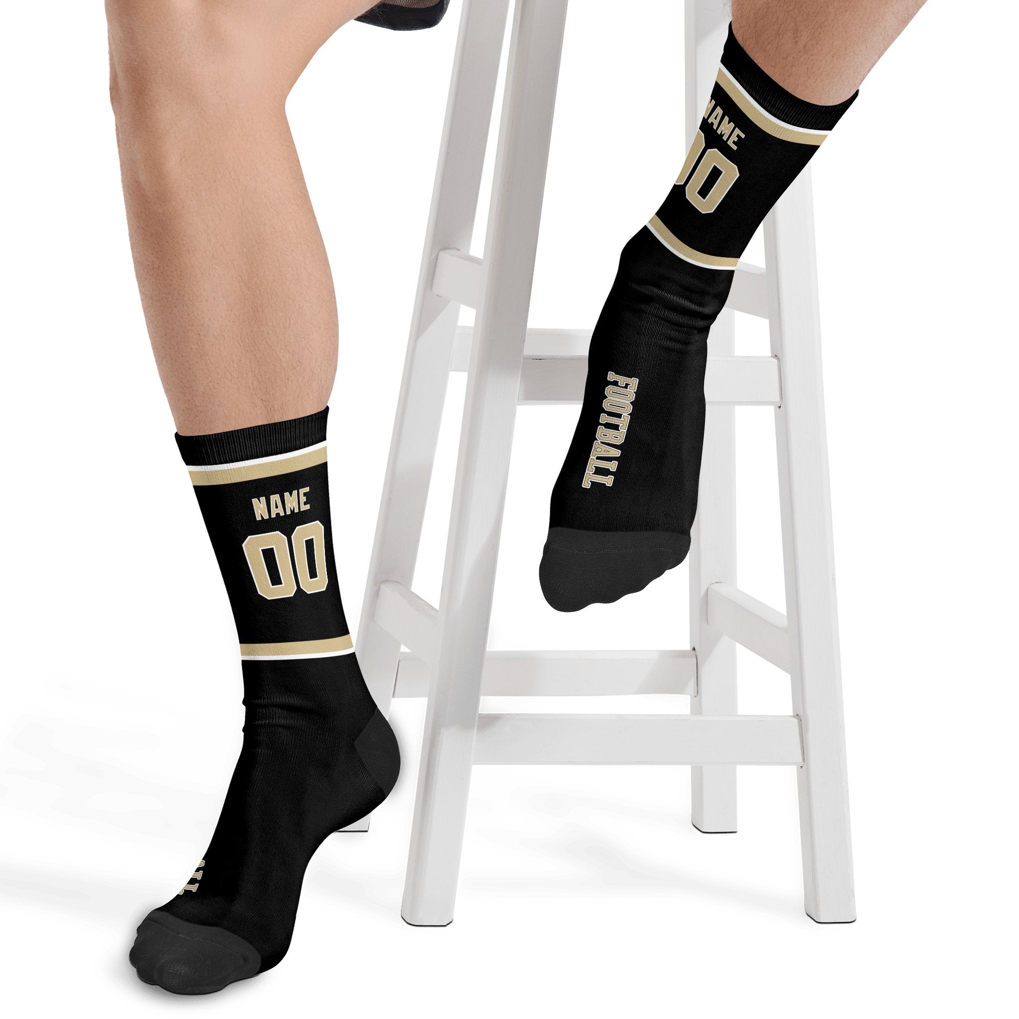 ANTKING New Orleans Socks 2 Pairs Custom any Name and Number for Men Women Gift ANTKING