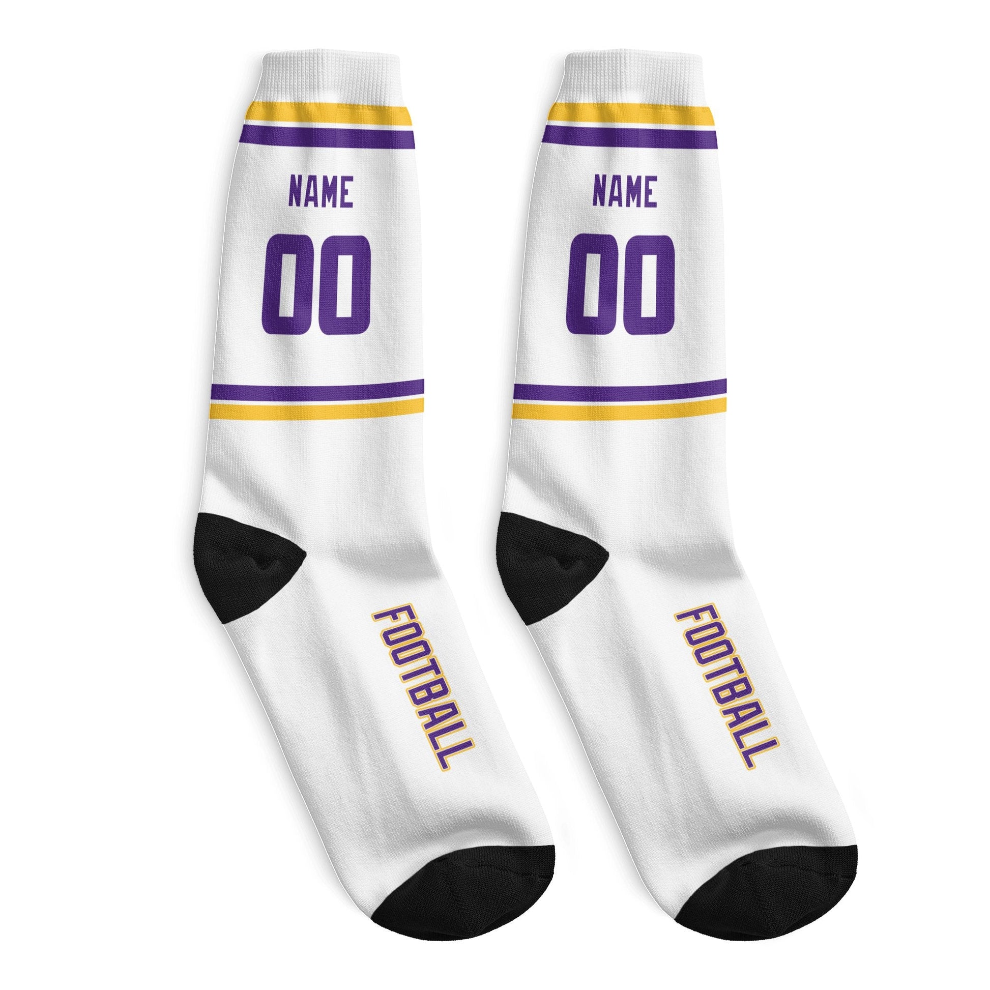 ANTKING Socks 2 Pairs Custom any Name and Number for Men Women Gift ANTKING
