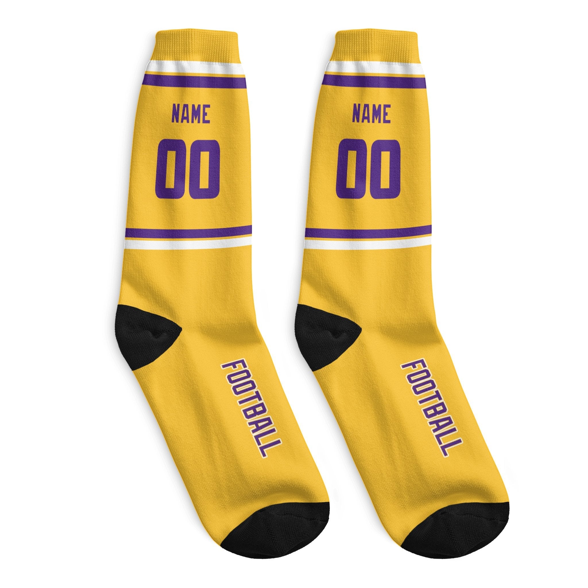 ANTKING Socks 2 Pairs Custom any Name and Number for Men Women Gift ANTKING