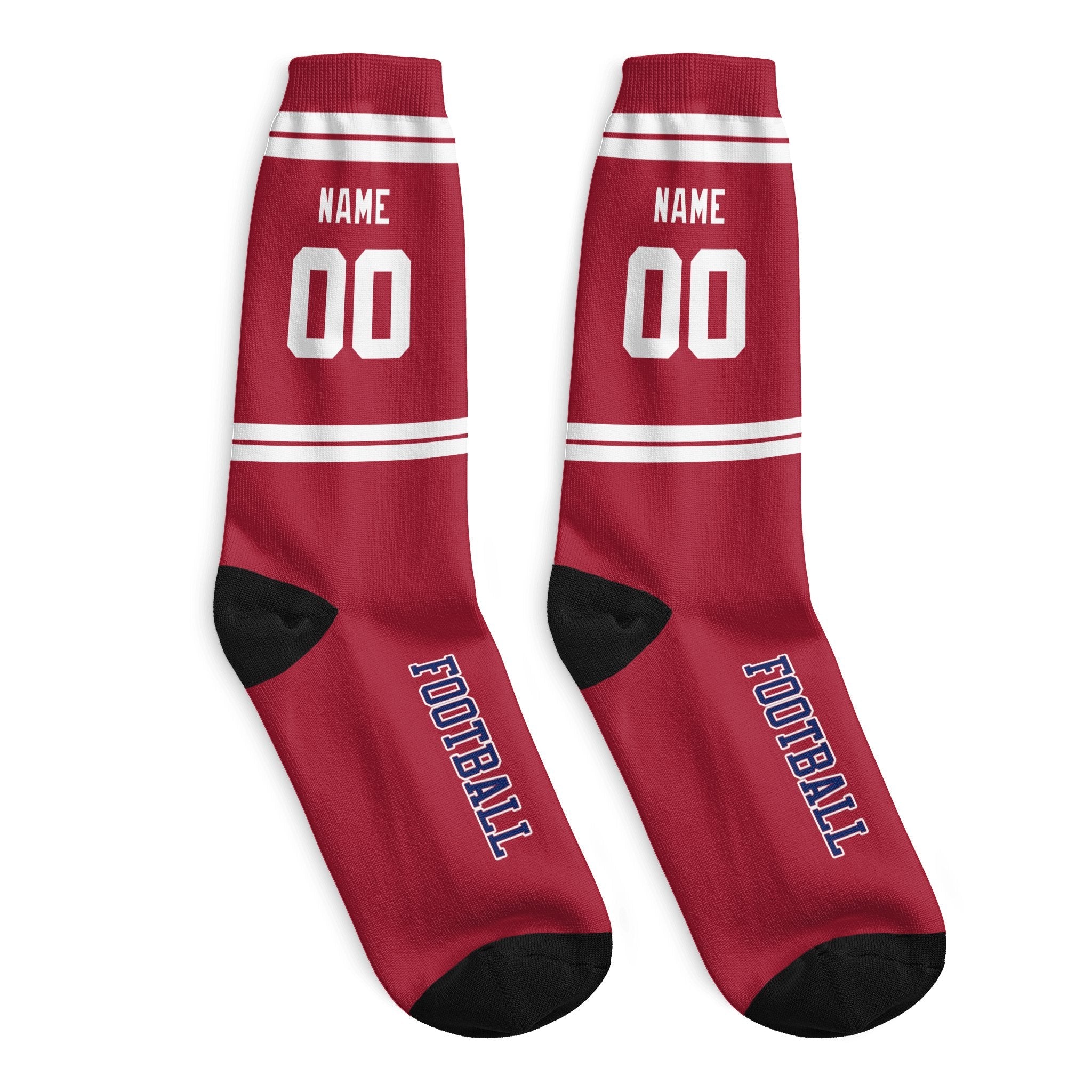 ANTKING New York Socks 2 Pairs Custom any Name and Number for Men Women Gift ANTKING