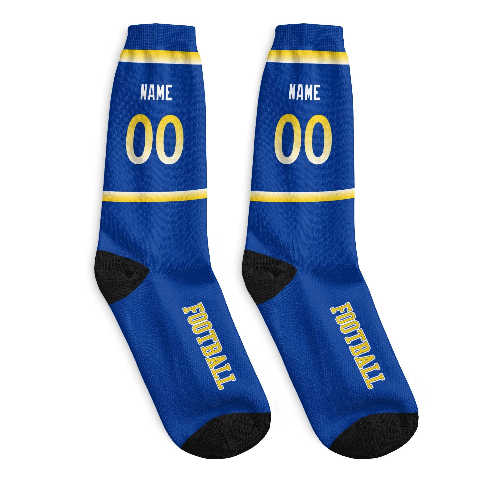 ANTKING Los Angeles Socks 2 Pairs Custom any Name and Number for Men Women Gift ANTKING