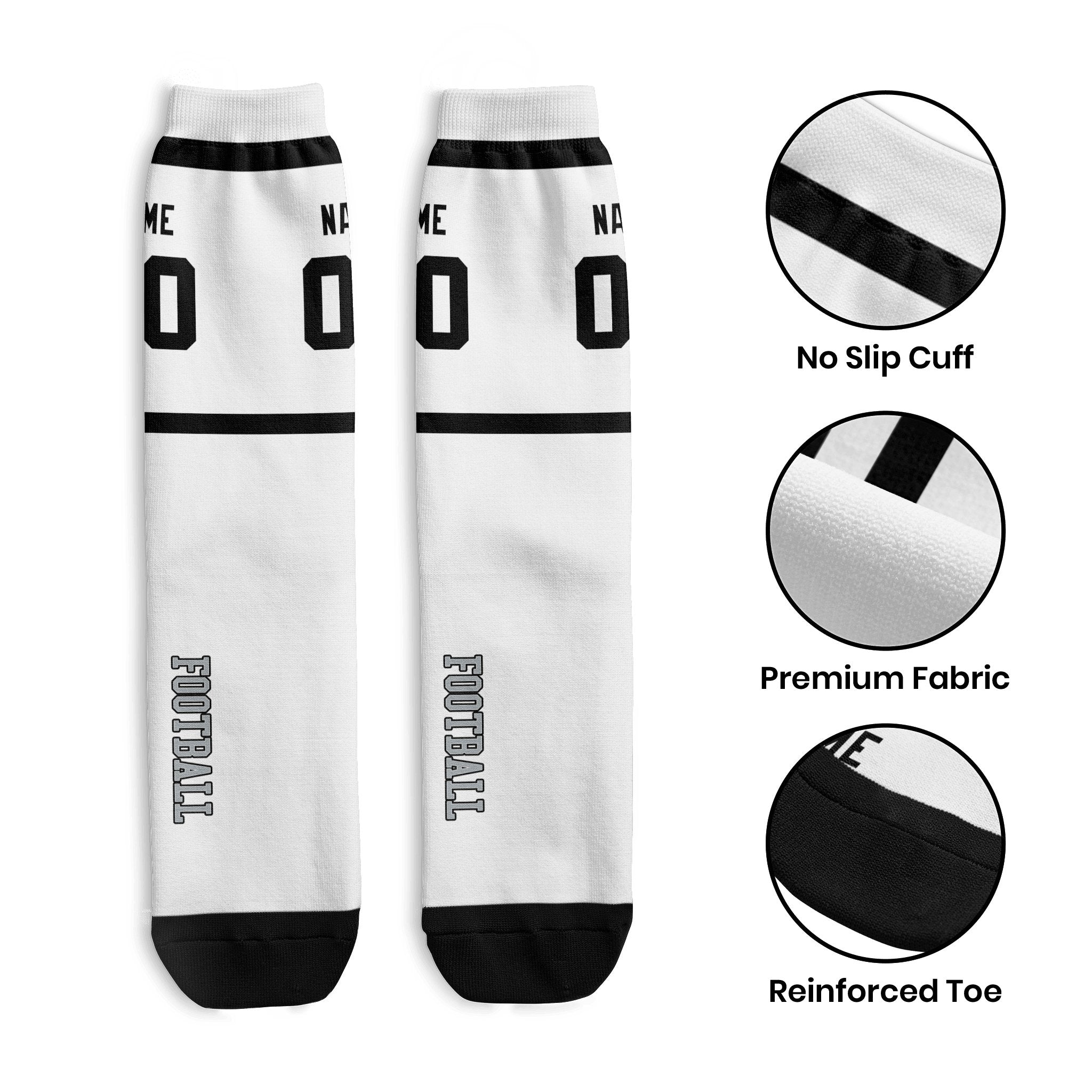 ANTKING Las Vegas Socks 2 Pairs Custom any Name and Number for Men Women Gift ANTKING