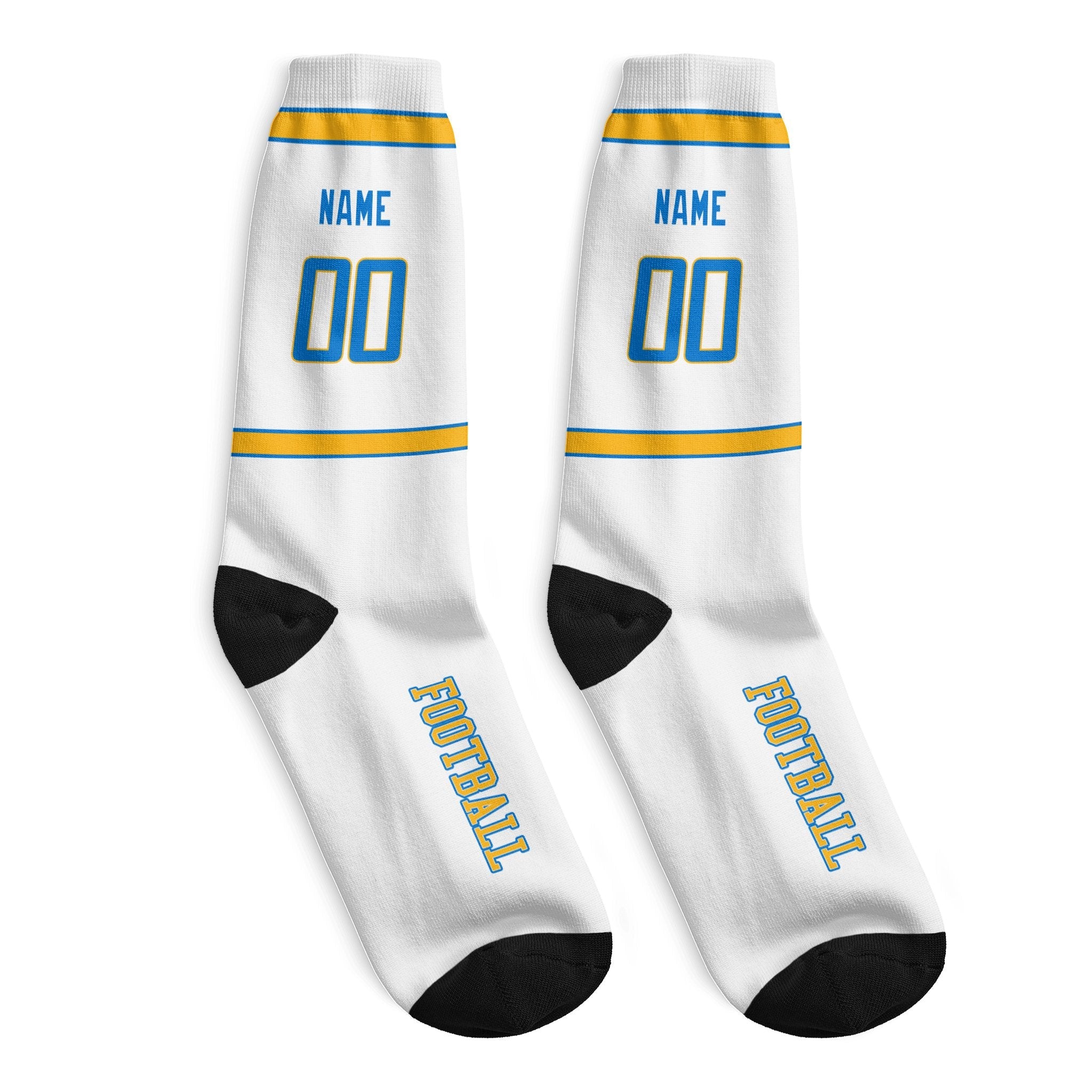ANTKING Los Angeles C Socks 2 Pairs Custom any Name and Number for Men Women Gift ANTKING