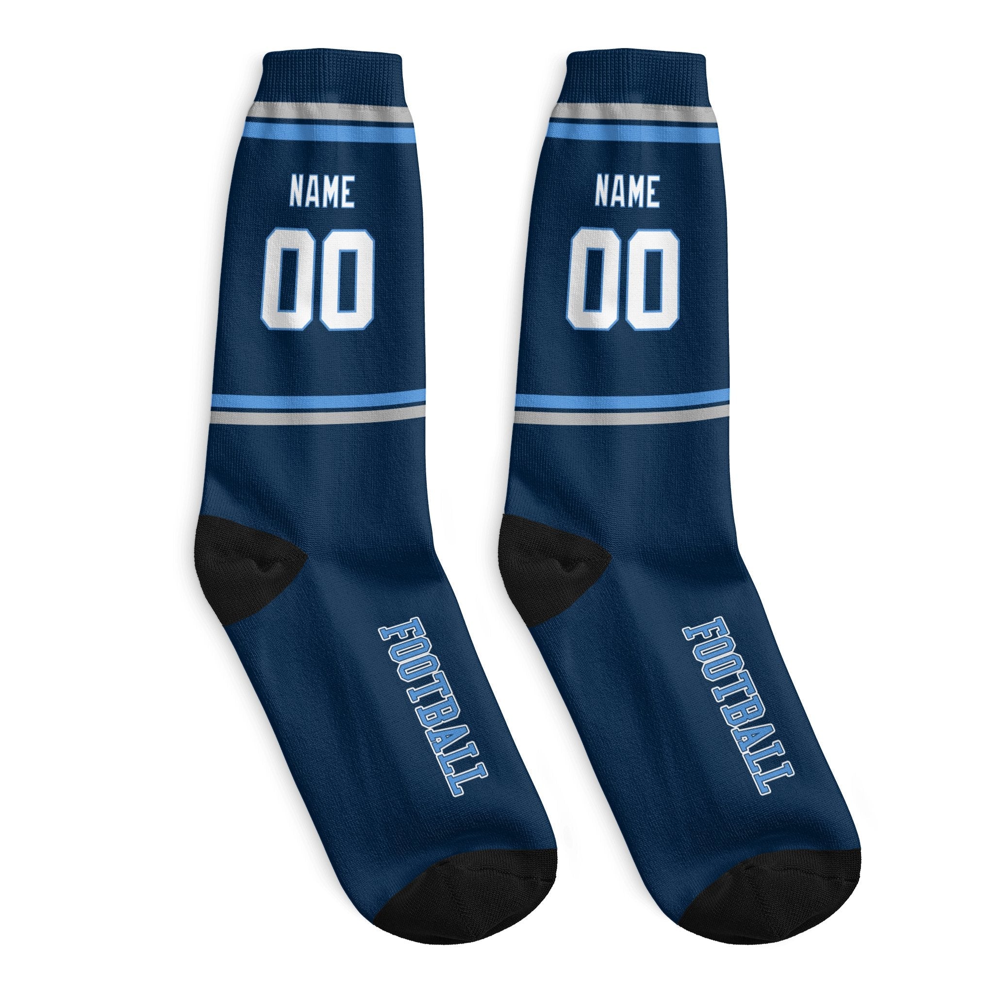 ANTKING Tennessee Socks 2 Pairs Custom any Name and Number for Men Women Gift ANTKING