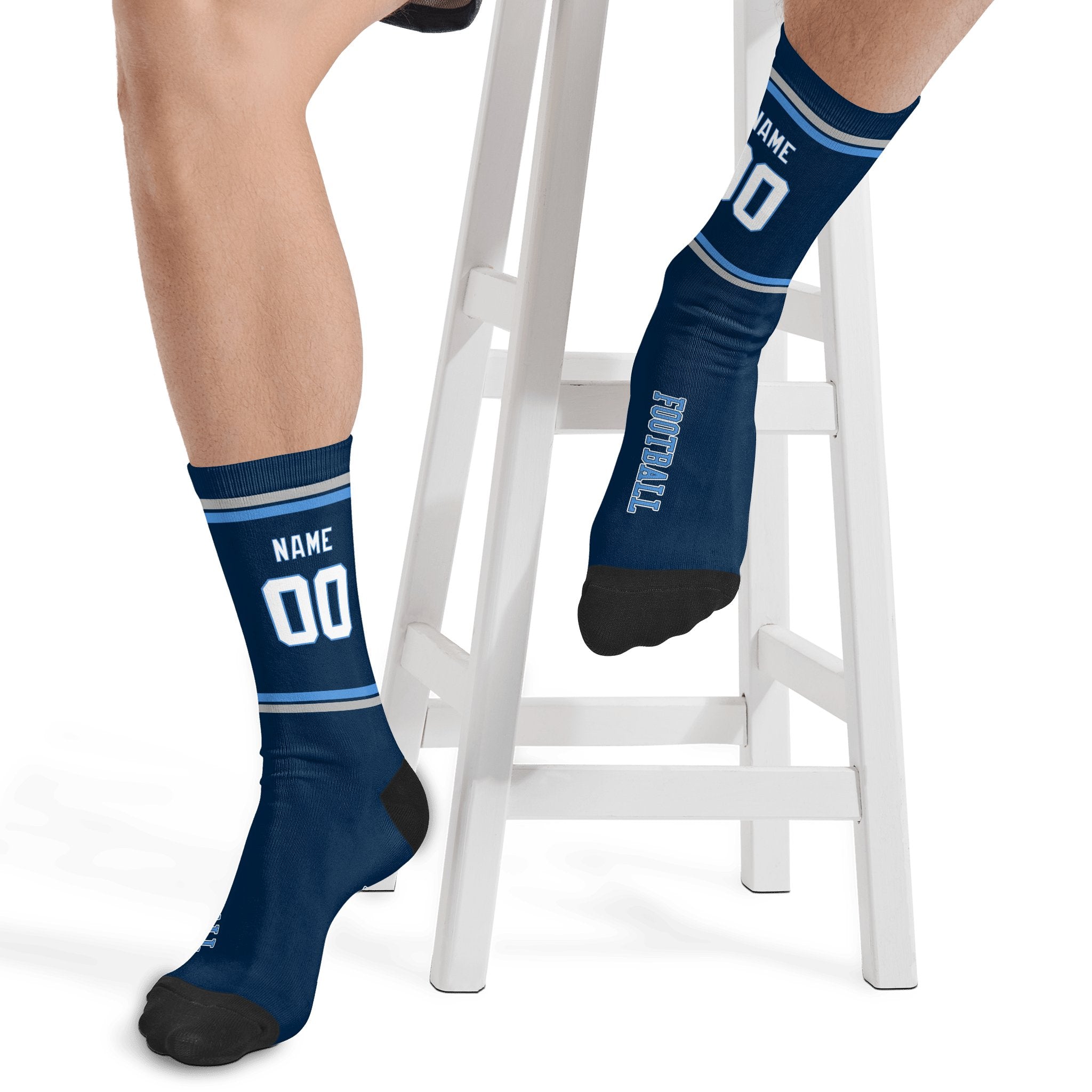 ANTKING Tennessee Socks 2 Pairs Custom any Name and Number for Men Women Gift ANTKING