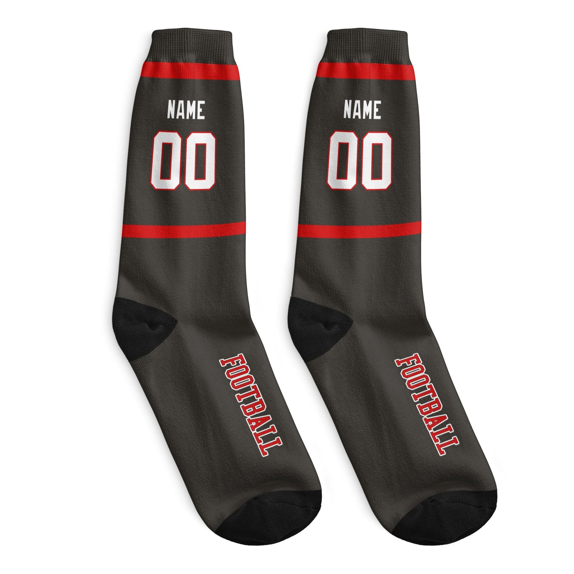 ANTKING Tampa Socks 2 Pairs Custom any Name and Number for Men Women Gift ANTKING
