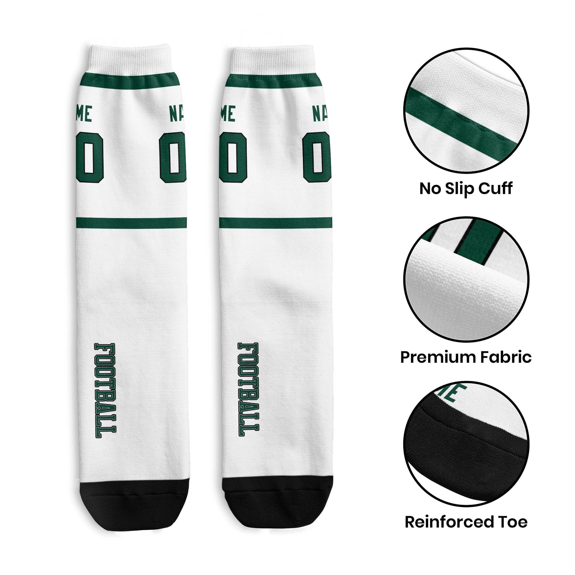 ANTKING New York J Socks 2 Pairs Custom any Name and Number for Men Women Gift ANTKING